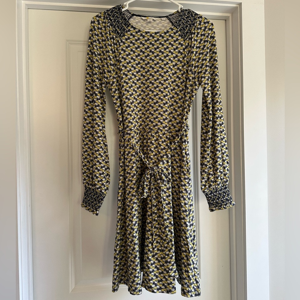 Boden Grace Smocked Jersey Dress